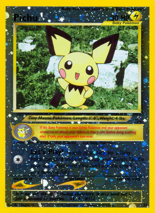 Pichu (35) [Wizards of the Coast: Black Star Promos] | Fandemonia Ltd