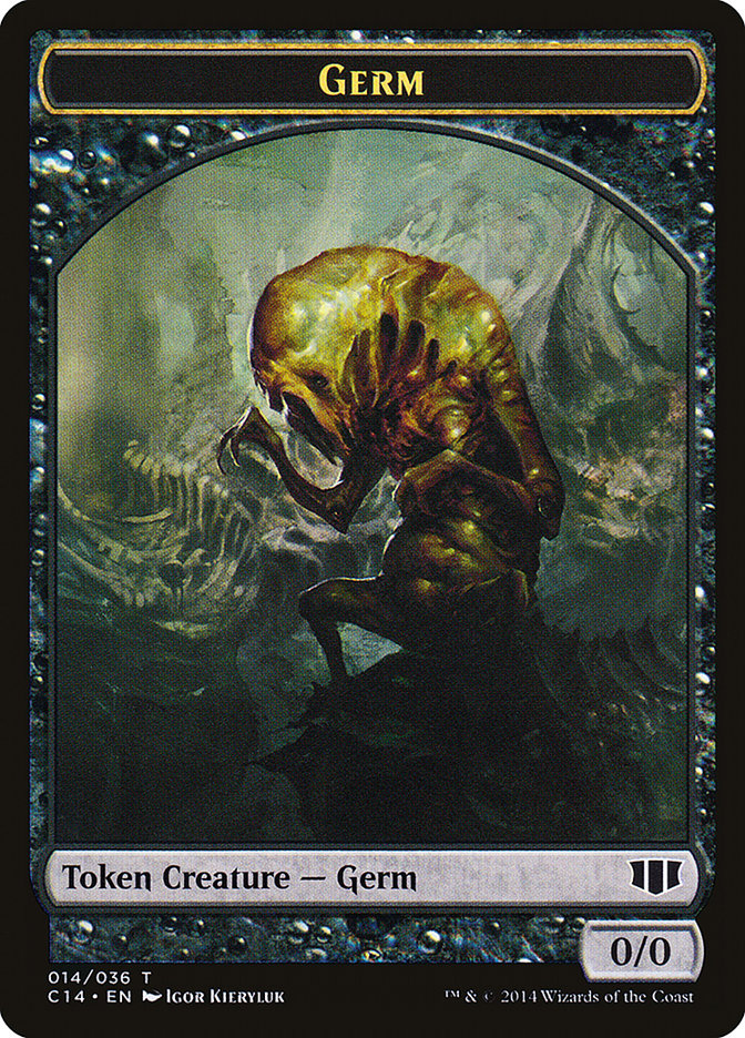 Stoneforged Blade // Germ Double-sided Token [Commander 2014 Tokens] | Fandemonia Ltd