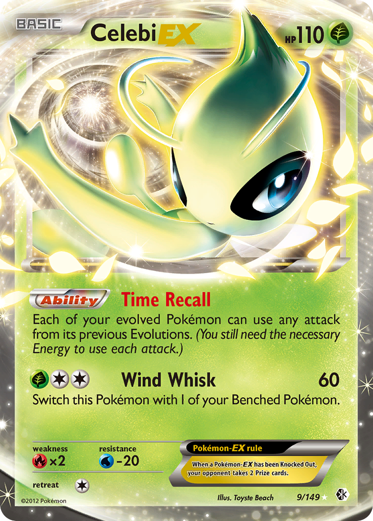 Celebi EX (9/149) [Black & White: Boundaries Crossed] | Fandemonia Ltd