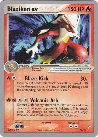 Blaziken ex (89/95) (Blaziken Tech - Chris Fulop) [World Championships 2004] | Fandemonia Ltd