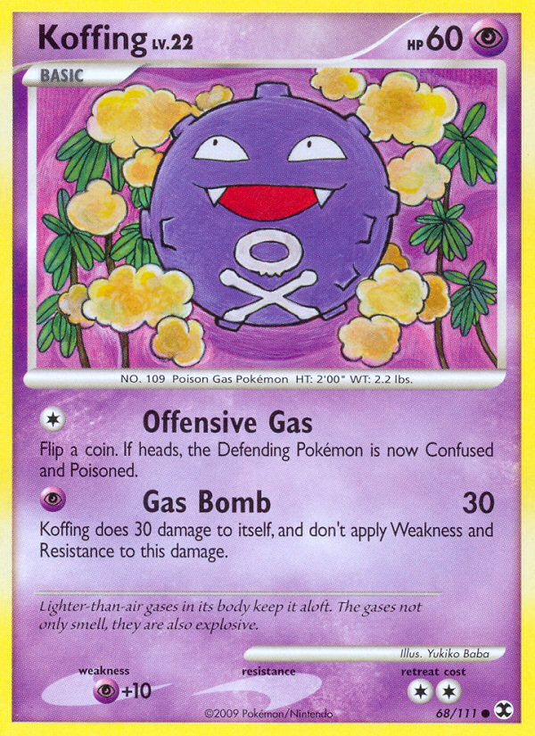 Koffing (68/111) [Platinum: Rising Rivals] | Fandemonia Ltd