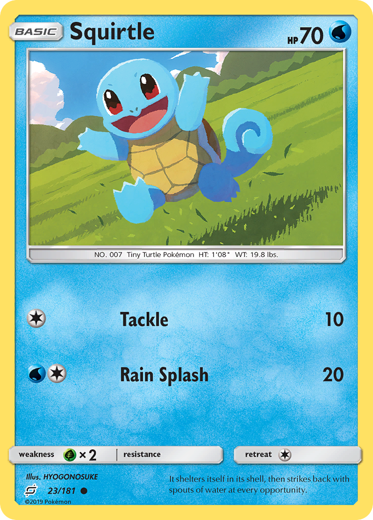 Squirtle (23/181) [Sun & Moon: Team Up] | Fandemonia Ltd