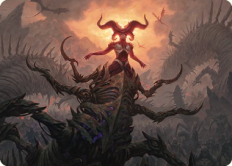 Sheoldred, the Apocalypse Art Card [Dominaria United Art Series] | Fandemonia Ltd