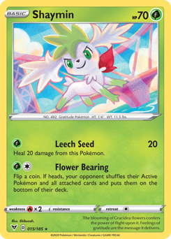 Shaymin (015/185) [Sword & Shield: Vivid Voltage] | Fandemonia Ltd