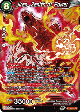 Jiren, Zenith of Power (BT14-014) [Cross Spirits] | Fandemonia Ltd