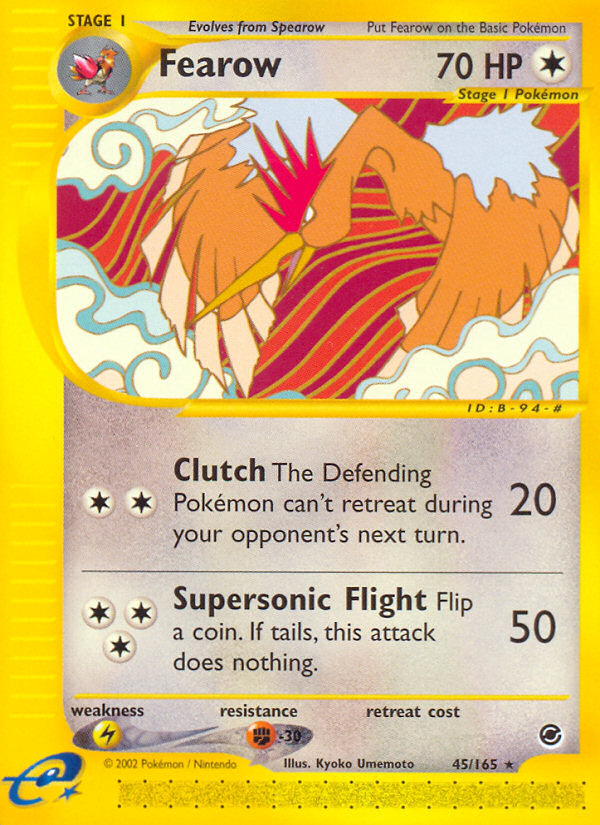 Fearow (45/165) [Expedition: Base Set] | Fandemonia Ltd