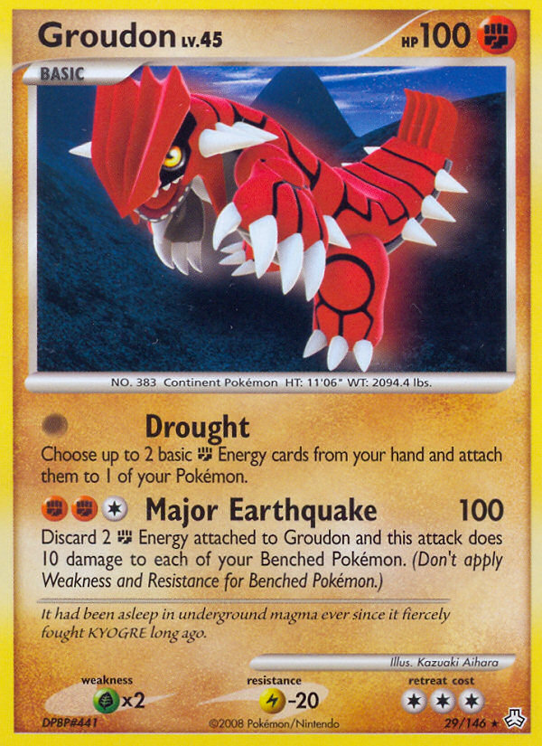 Groudon (29/146) [Diamond & Pearl: Legends Awakened] | Fandemonia Ltd