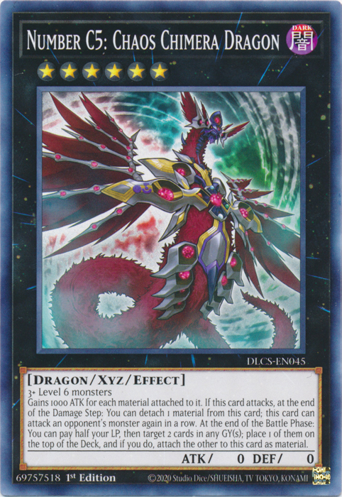 Number C5: Chaos Chimera Dragon [DLCS-EN045] Common | Fandemonia Ltd