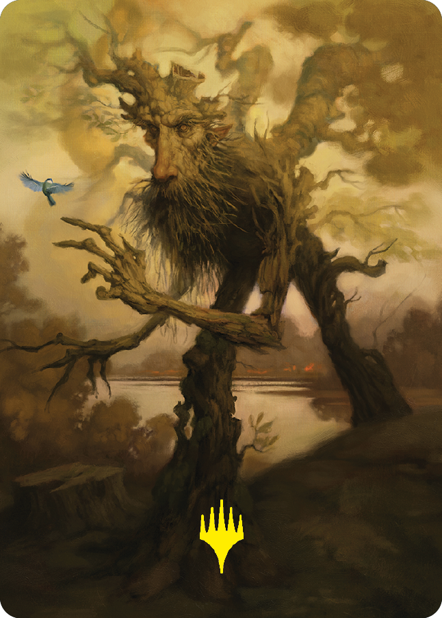 Treefolk Token Art Card (Gold-Stamped Signature) [The Lord of the Rings: Tales of Middle-earth Art Series] | Fandemonia Ltd