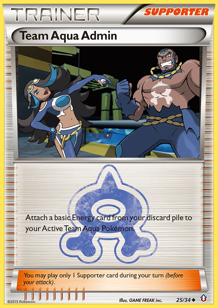 Team Aqua Admin (25/34) [XY: Double Crisis] | Fandemonia Ltd