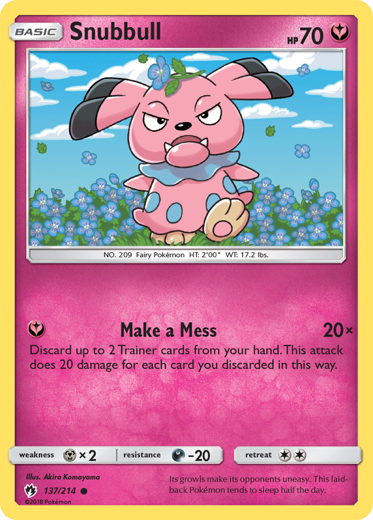 Snubbull (137/214) [Sun & Moon: Lost Thunder] | Fandemonia Ltd