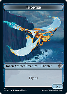 Pegasus // Thopter Double-Sided Token [Starter Commander Decks] | Fandemonia Ltd