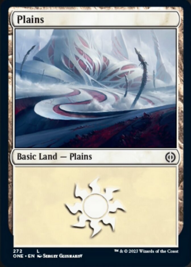 Plains (272) [Phyrexia: All Will Be One] | Fandemonia Ltd