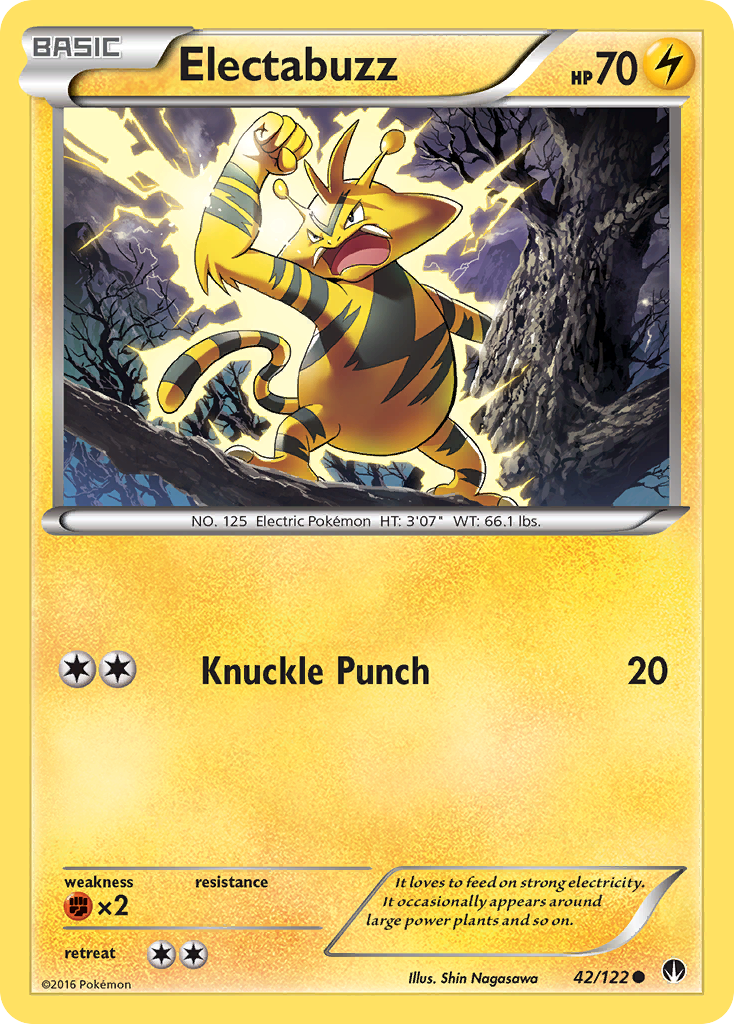 Electabuzz (42/122) [XY: BREAKpoint] | Fandemonia Ltd