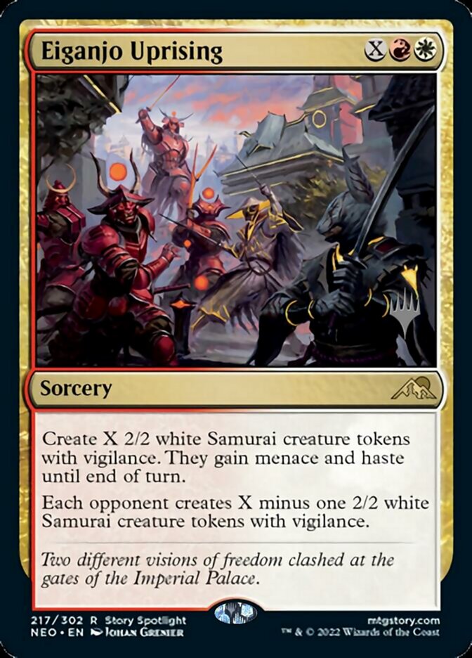 Eiganjo Uprising (Promo Pack) [Kamigawa: Neon Dynasty Promos] | Fandemonia Ltd