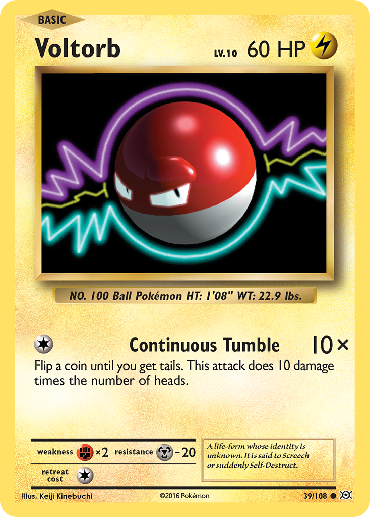 Voltorb (39/108) [XY: Evolutions] | Fandemonia Ltd