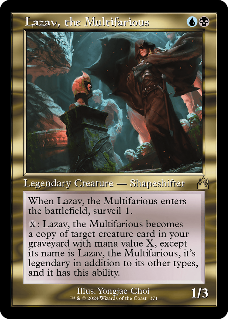 Lazav, the Multifarious (Retro Frame) [Ravnica Remastered] | Fandemonia Ltd