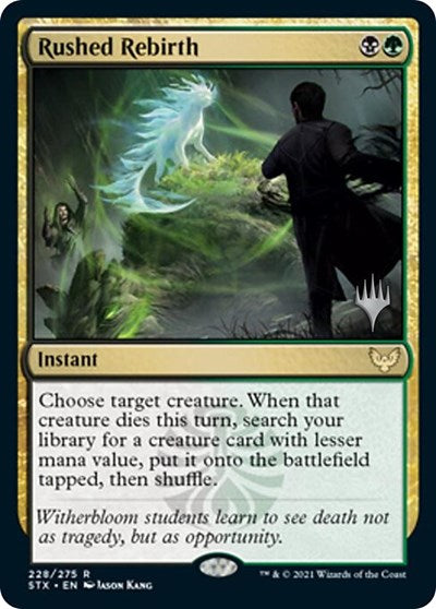 Rushed Rebirth (Promo Pack) [Strixhaven: School of Mages Promos] | Fandemonia Ltd