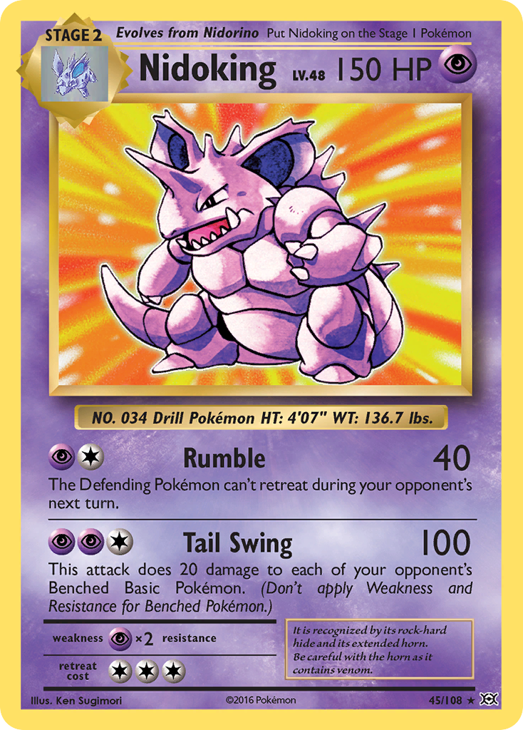 Nidoking (45/108) [XY: Evolutions] | Fandemonia Ltd