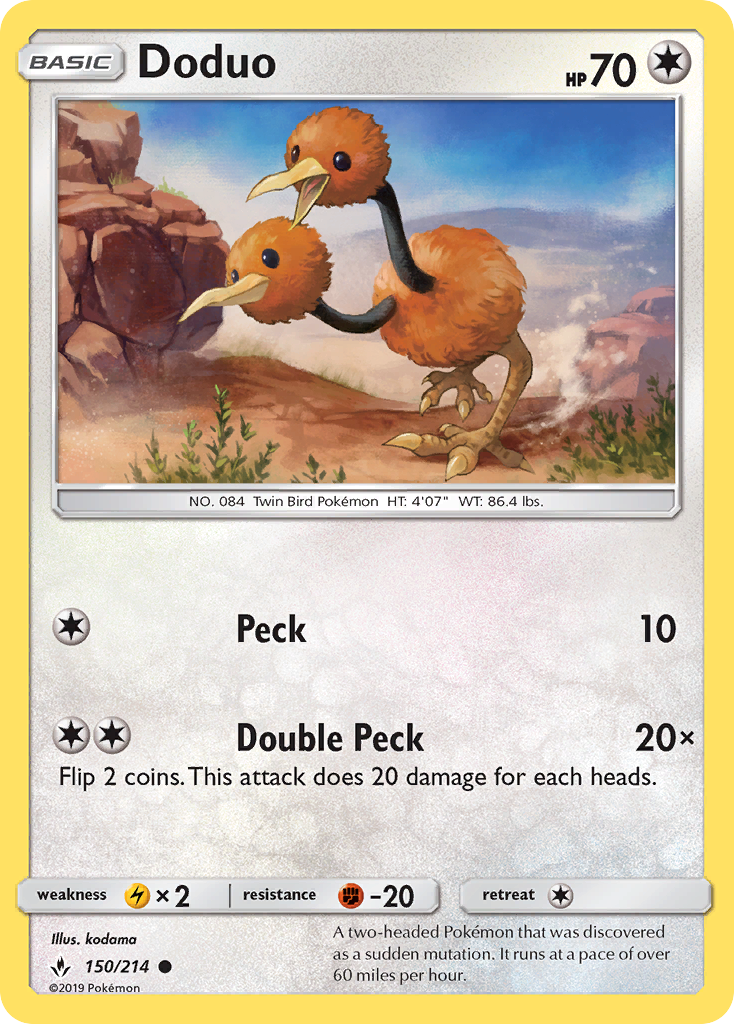 Doduo (150/214) [Sun & Moon: Unbroken Bonds] | Fandemonia Ltd