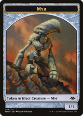 Myr // Thopter Double-Sided Token [Phyrexia: All Will Be One Commander Tokens] | Fandemonia Ltd