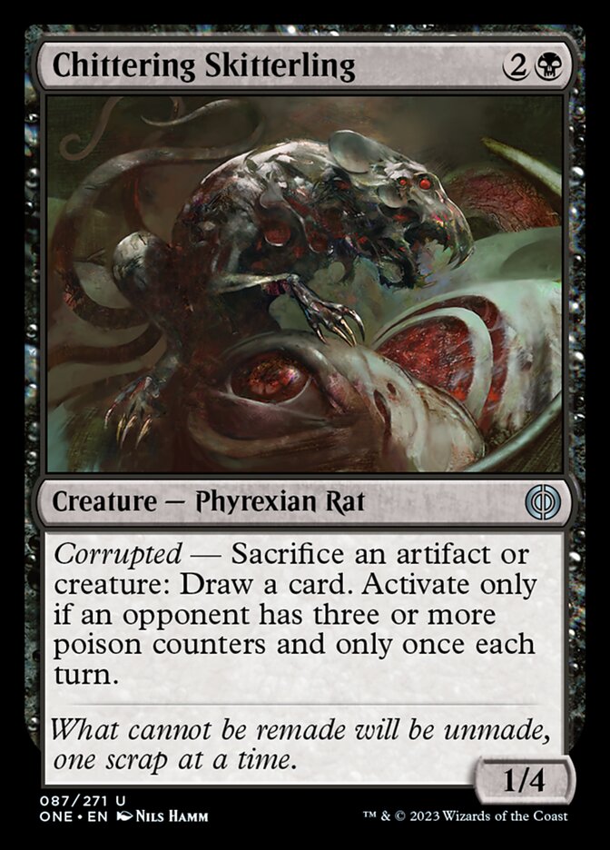 Chittering Skitterling [Phyrexia: All Will Be One] | Fandemonia Ltd