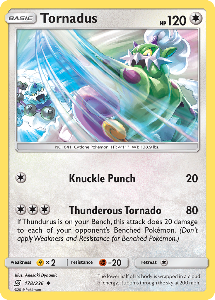 Tornadus (178/236) [Sun & Moon: Unified Minds] | Fandemonia Ltd