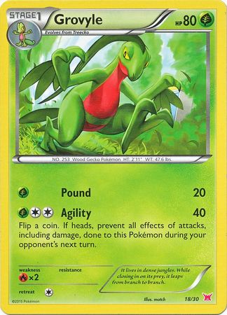 Grovyle (18/30) [XY: Trainer Kit 2 - Latias] | Fandemonia Ltd