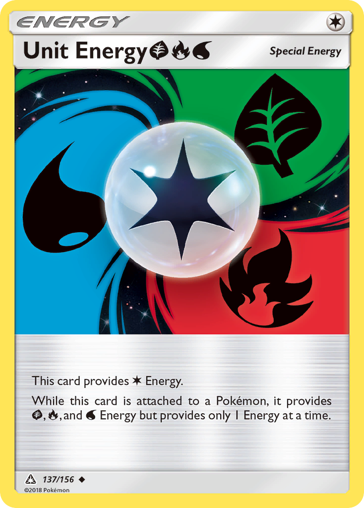 Unit Energy (137/156) (Grass, Fire, Water) [Sun & Moon: Ultra Prism] | Fandemonia Ltd