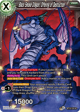 Black Smoke Dragon, Offering of Destruction (Uncommon) [BT13-124] | Fandemonia Ltd