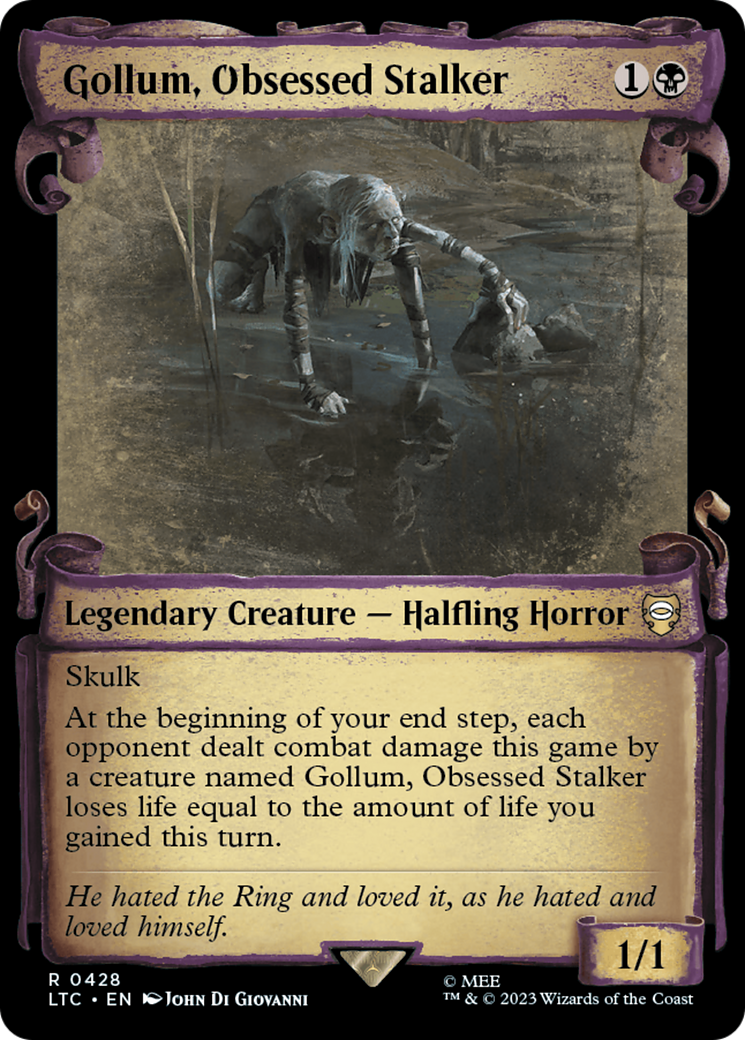 Gollum, Obsessed Stalker [The Lord of the Rings: Tales of Middle-Earth Commander Showcase Scrolls] | Fandemonia Ltd