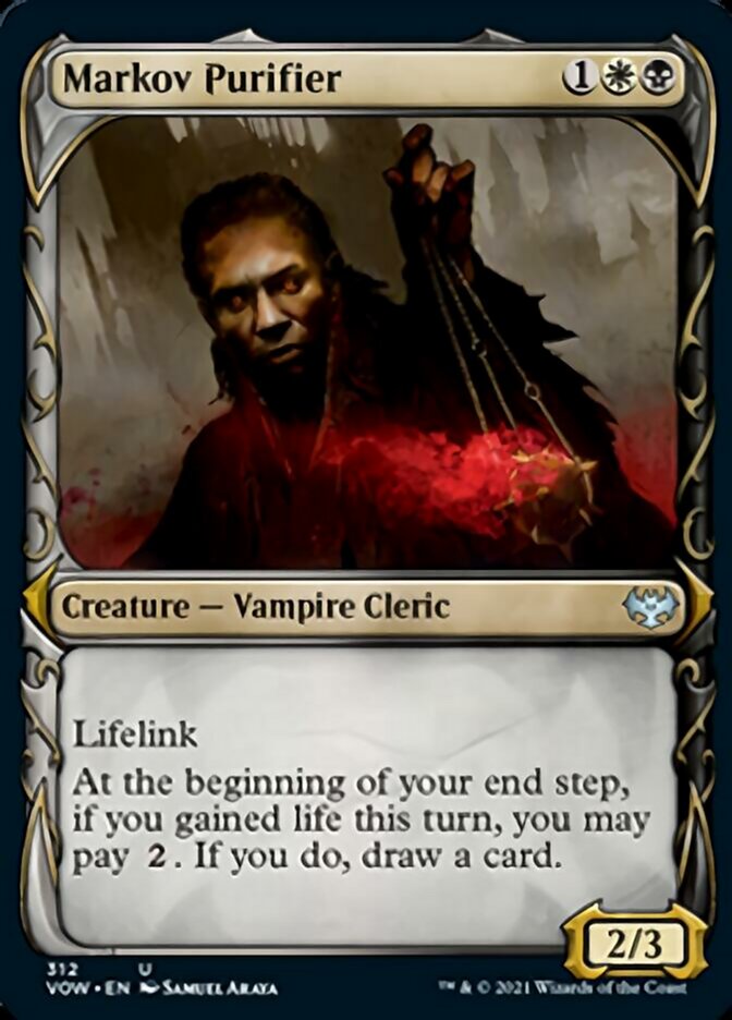 Markov Purifier (Showcase Fang Frame) [Innistrad: Crimson Vow] | Fandemonia Ltd