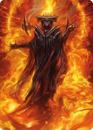 Sauron, the Dark Lord Art Card [The Lord of the Rings: Tales of Middle-earth Art Series] | Fandemonia Ltd