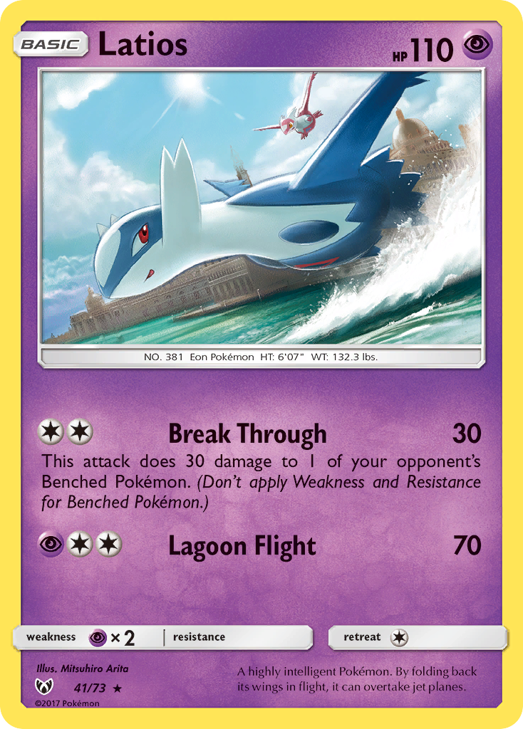 Latios (41/73) [Sun & Moon: Shining Legends] | Fandemonia Ltd