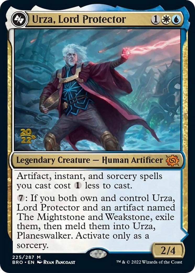 Urza, Lord Protector [The Brothers' War: Prerelease Promos] | Fandemonia Ltd