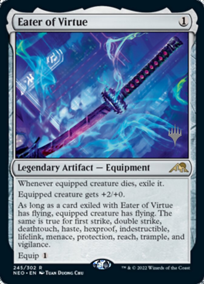 Eater of Virtue (Promo Pack) [Kamigawa: Neon Dynasty Promos] | Fandemonia Ltd