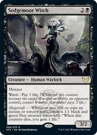 Sedgemoor Witch (Promo Pack) [Strixhaven: School of Mages Promos] | Fandemonia Ltd