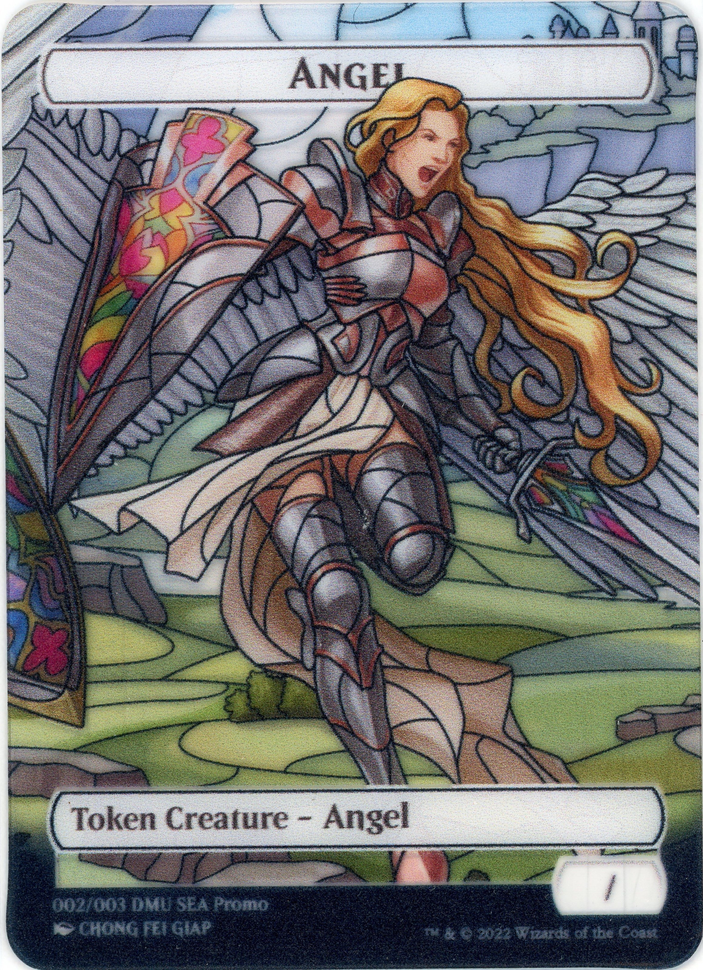 Angel Token (SEA Exclusive) [Dominaria United Tokens] | Fandemonia Ltd