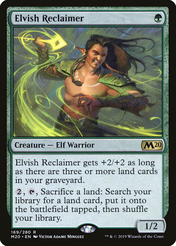 Elvish Reclaimer [Core Set 2020] | Fandemonia Ltd