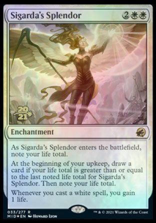 Sigarda's Splendor [Innistrad: Midnight Hunt Prerelease Promos] | Fandemonia Ltd