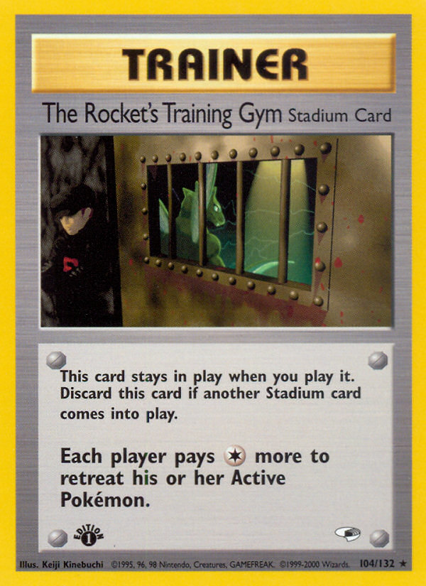 The Rocket's Training Gym (104/132) [Gym Heroes 1st Edition] | Fandemonia Ltd