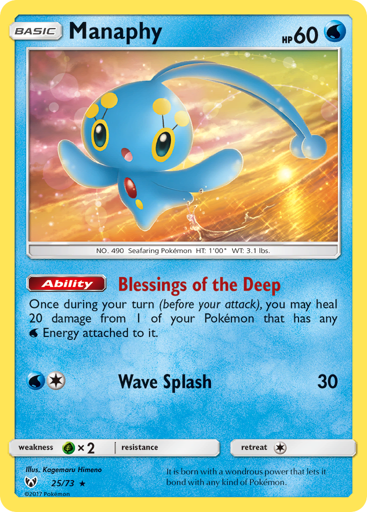 Manaphy (25/73) [Sun & Moon: Shining Legends] | Fandemonia Ltd