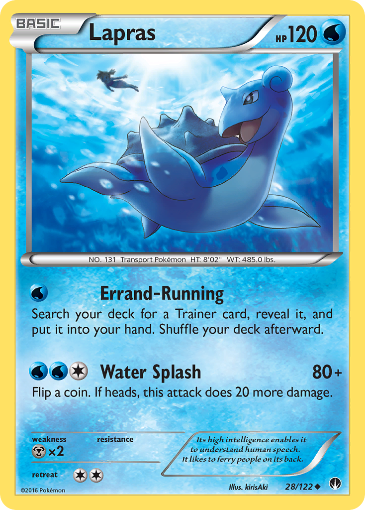 Lapras (28/122) [XY: BREAKpoint] | Fandemonia Ltd