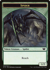 Saproling // Spider Double-Sided Token [Commander 2015 Tokens] | Fandemonia Ltd