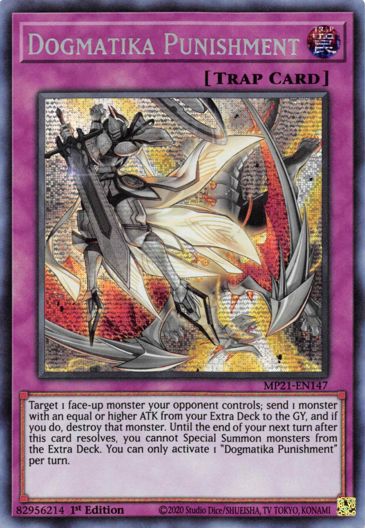 Dogmatika Punishment [MP21-EN147] Prismatic Secret Rare | Fandemonia Ltd