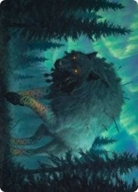 Sarulf, Realm Eater Art Card [Kaldheim: Art Series] | Fandemonia Ltd