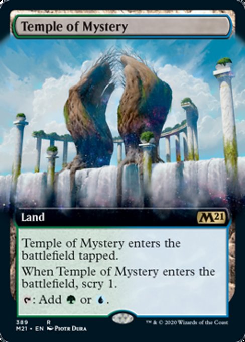 Temple of Mystery (Extended Art) [Core Set 2021] | Fandemonia Ltd