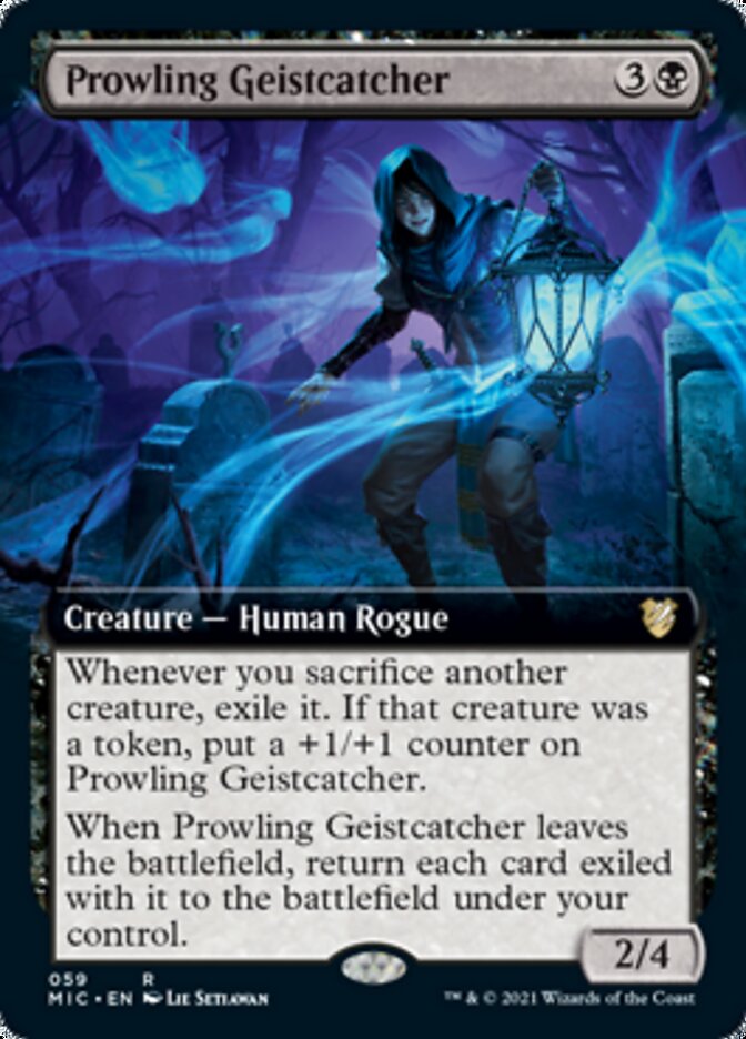 Prowling Geistcatcher (Extended) [Innistrad: Midnight Hunt Commander] | Fandemonia Ltd