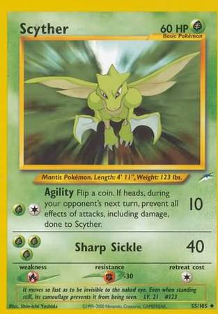 Scyther (55/105) [Neo Destiny Unlimited] | Fandemonia Ltd