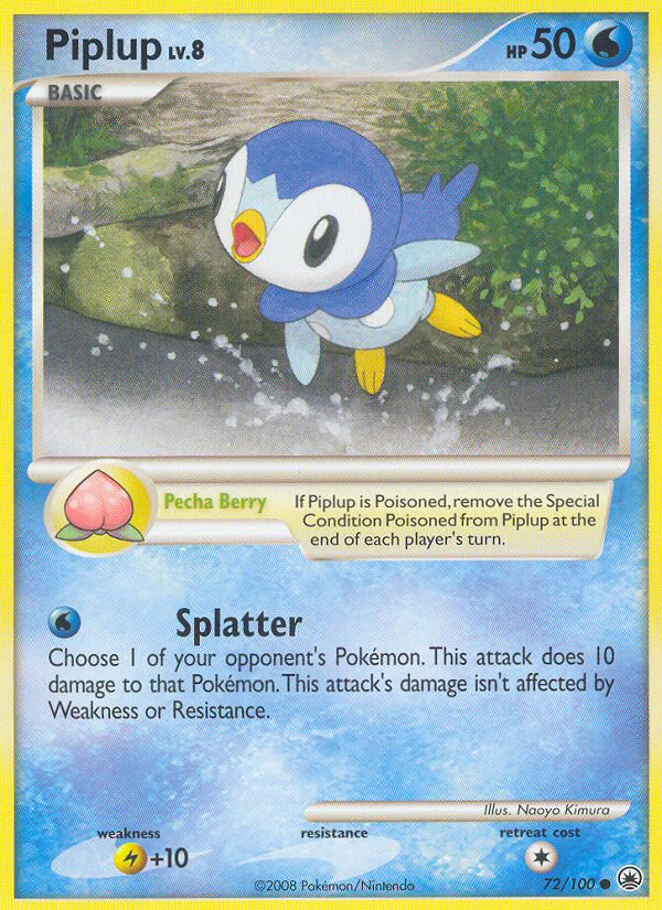 Piplup (72/100) [Diamond & Pearl: Majestic Dawn] | Fandemonia Ltd